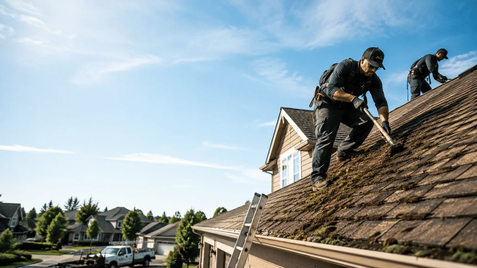 Roof Moss Removal in Waltham, MA near me